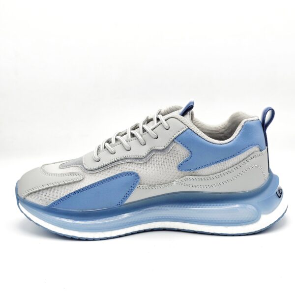 👟 Lace-Up Men Sneakers – Blue Running Shoes